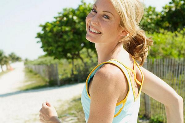 jogging woman