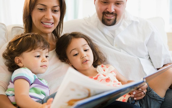 family reading