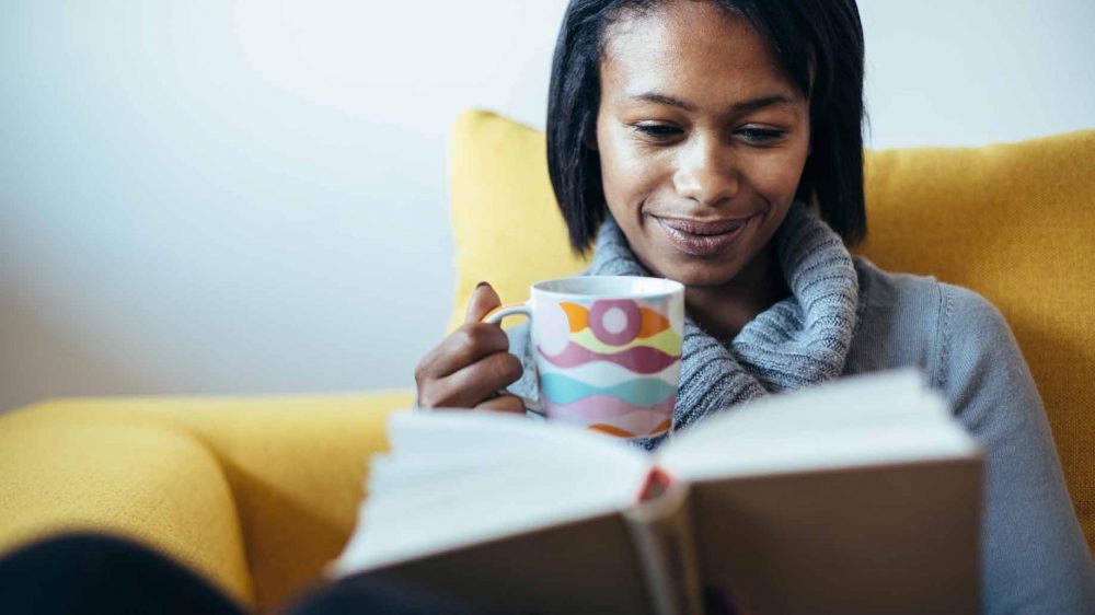 woman reading the bible