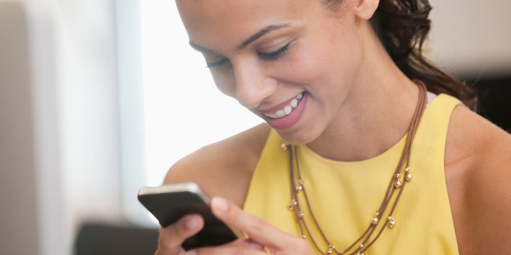 woman on cell phone