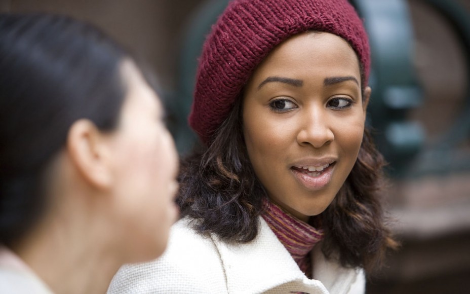 Two Women Talking