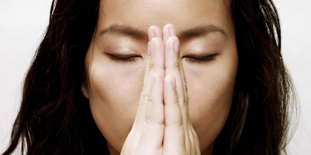 woman in prayer