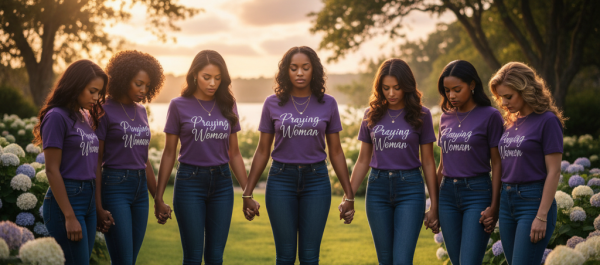 The Praying Woman website banner